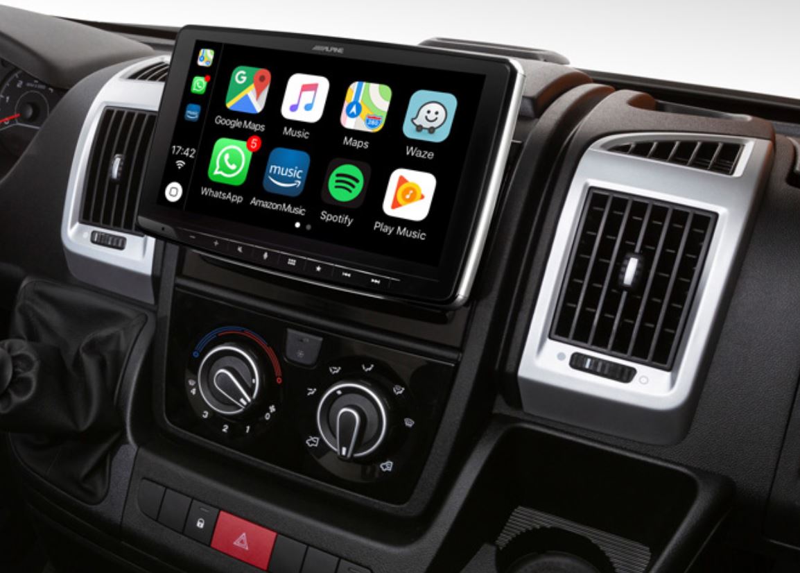 Autoradio Android 15 9" Pour Fiat Ducato 3/Peugeot Boxer 2/Citroën Jumper 2 2011-2022 - 4G+64G, CarPlay/Android Auto, GPS, WiFi, Caméra Recul